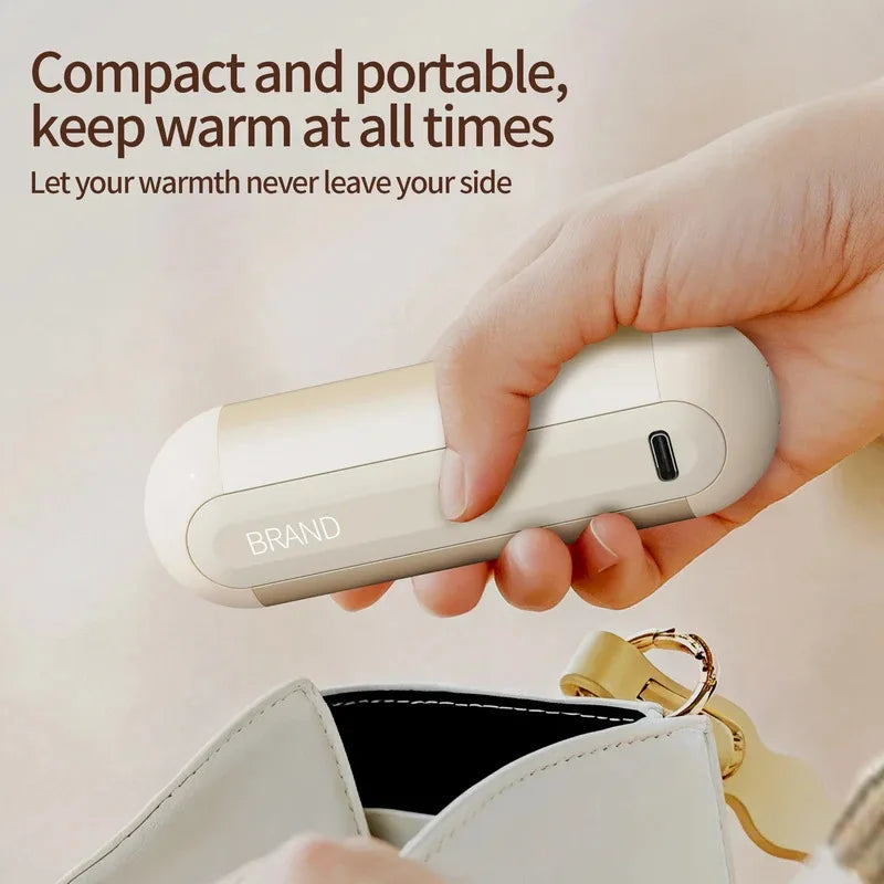 2 Pack Rechargeable Hand Warmers Electric Magnetic Portable Pocket Heater Fast Heating 3 Settings For Women Men Outdoor Camping