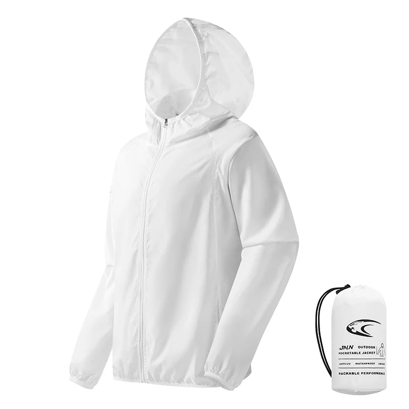 Waterproof Hiking Jacket - Lightweight Quick Dry Jacket With UPF 50+ Sun Protection Coat