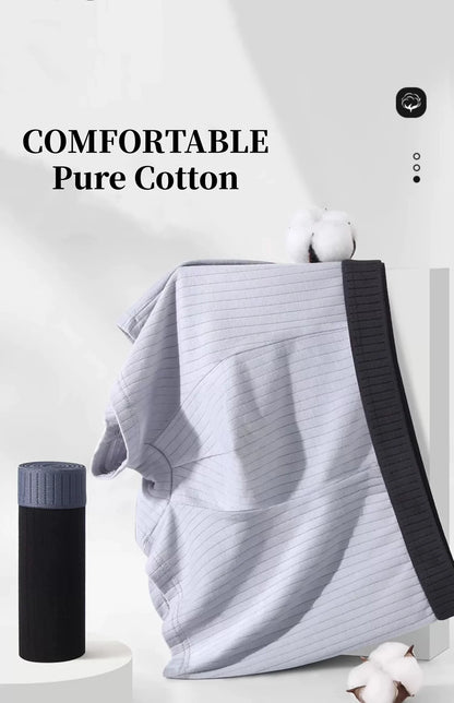 7Pcs Men's Cotton Panties Underwears Boxers Men Underpants Pure Cotton Thermal for Man Breath Able Homme Sexy Soft Male Short