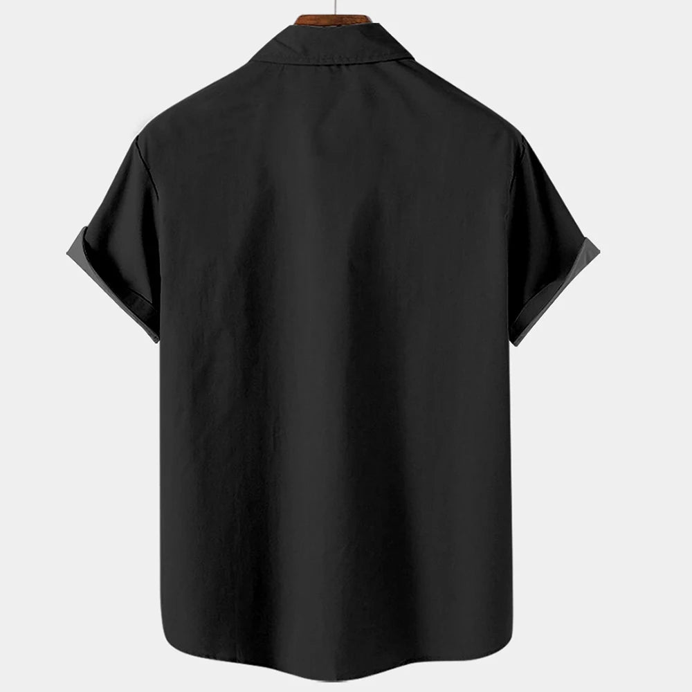New Hawaiian Shirts for Men Casual Button Down Short Sleeve Unisex Striped 3D Print Summer Beach European Size S to 5XL