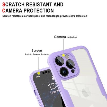 360 Full Body Front+Back Clear Protection Case For iPhone 17 16 Pro Max 13 14 15 Plus 11 12Pro Shell-membrane Shockproof Cover