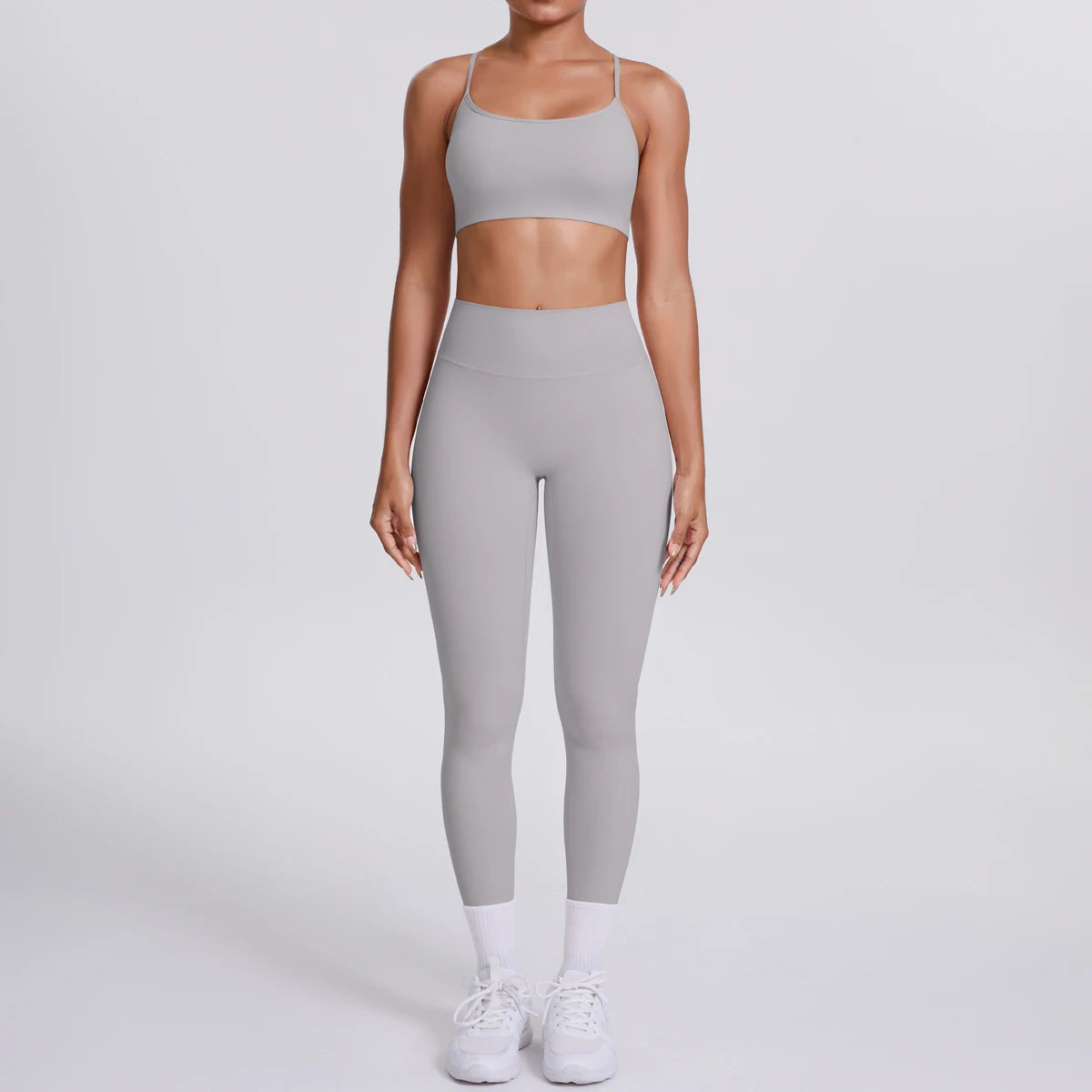 Women's Yoga Suit – Seamless Sports Bra & High Waist Leggings | Breathable Quick Dry Activewear