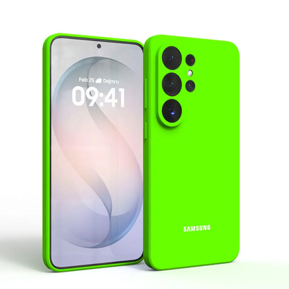 For Samsung Galaxy S26 Ultra Case Silky Silicone Cover Soft-Touch Back Protective Housing For S26Ultra S26 Plus S25 FE S24 S23