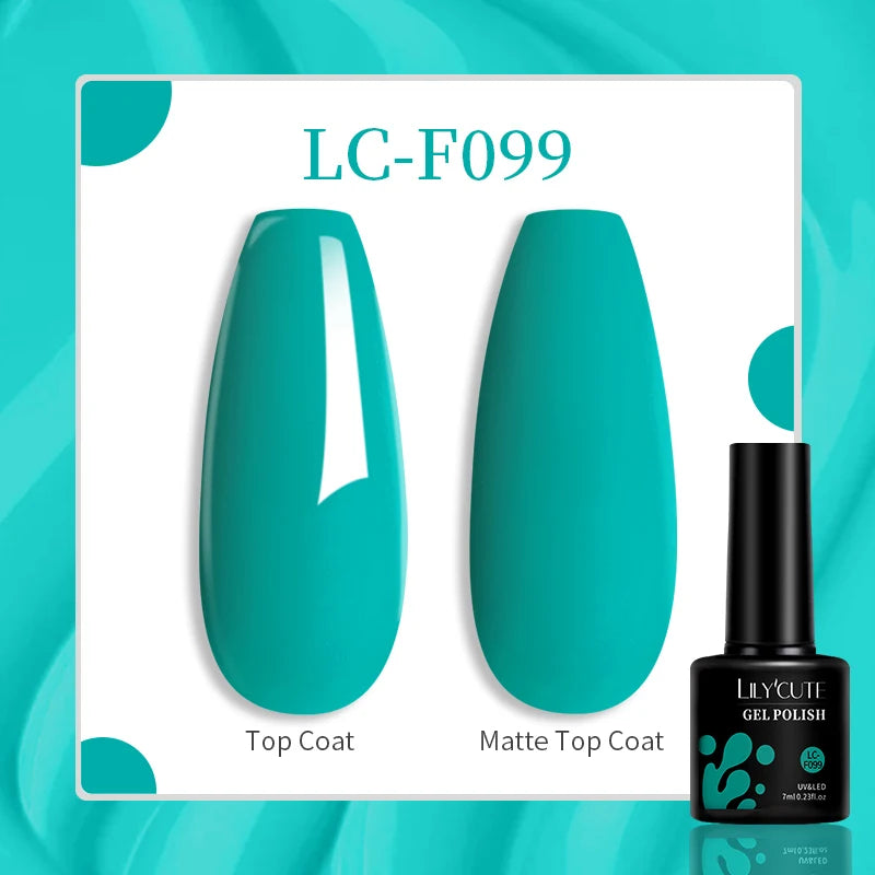 Gel Nail Polish - LILYCUTE UV Gel Varnish 7ML | Soak Off, Long Lasting Colors