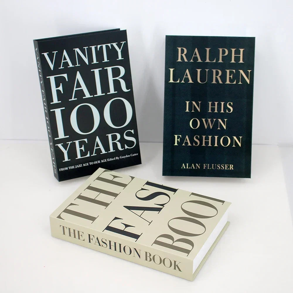 3Pcs Decorative Fake Books - Living Room Coffee Table Ornaments