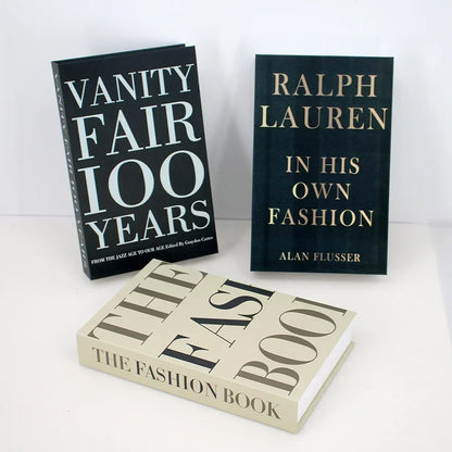 3Pcs Decorative Fake Books - Living Room Coffee Table Ornaments