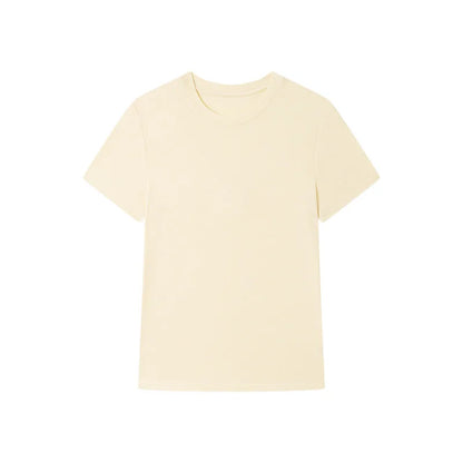 Women's Round-Neck T-Shirt – Slim-Fit Silky Base Top