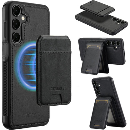 Detachable Leather Case For Samsung Galaxy S26 S25 Ultra S24 Plus S22 S21 FE A55 A35 A16 A36 A56 A15 A14 Card Wallet Phone Bag
