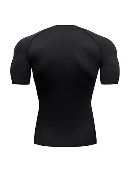 Men's Compression Shirt - Breathable Bodybuilding Tee | Quick Dry Workout Top