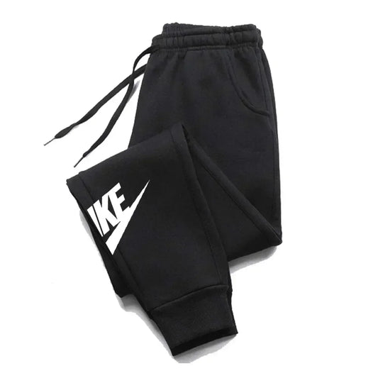 Men's printed pants, autumn and winter men's and women's running pants, sportswear and casual pants, fitness and gym sportswear