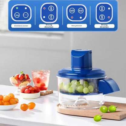 Electric Grape Peeler - Automatic Stainless Steel Fruit Skin Remover | Battery Powered