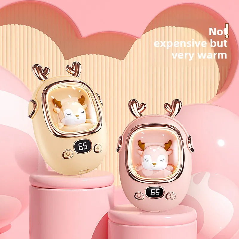 Cute Pet USB Electric Hand Warmer 3000mah Portable Mini Power Bank Winter Gift For Students Waterless Hot Water Bag