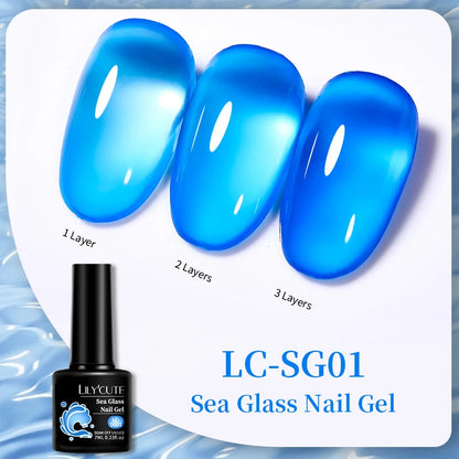 Gel Nail Polish - LILYCUTE UV Gel Varnish 7ML | Soak Off, Long Lasting Colors