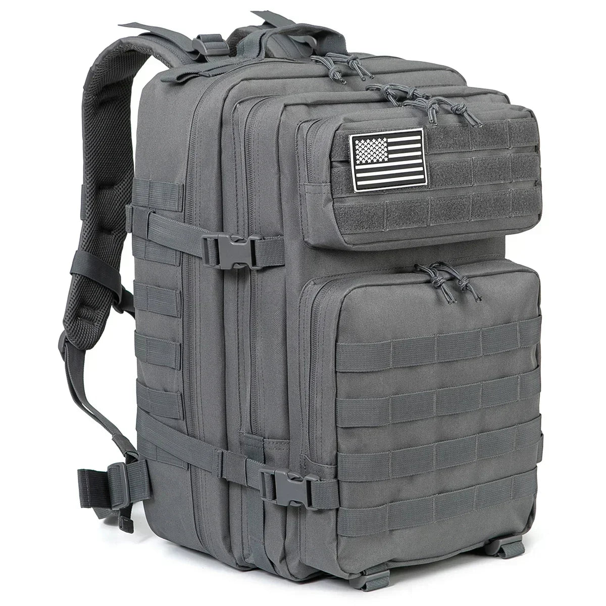45L Tactical Backpack - Large Capacity Outdoor Hiking  Camping Bag for Men  Women