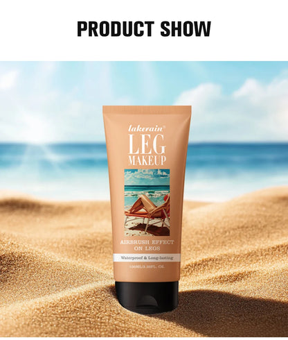 Lakerain Leg Makeup 100ML Long Lasting Moisturizing Waterproof Anti Transfer Concealer Even Skin Tone Body Foundation Leg Makeup