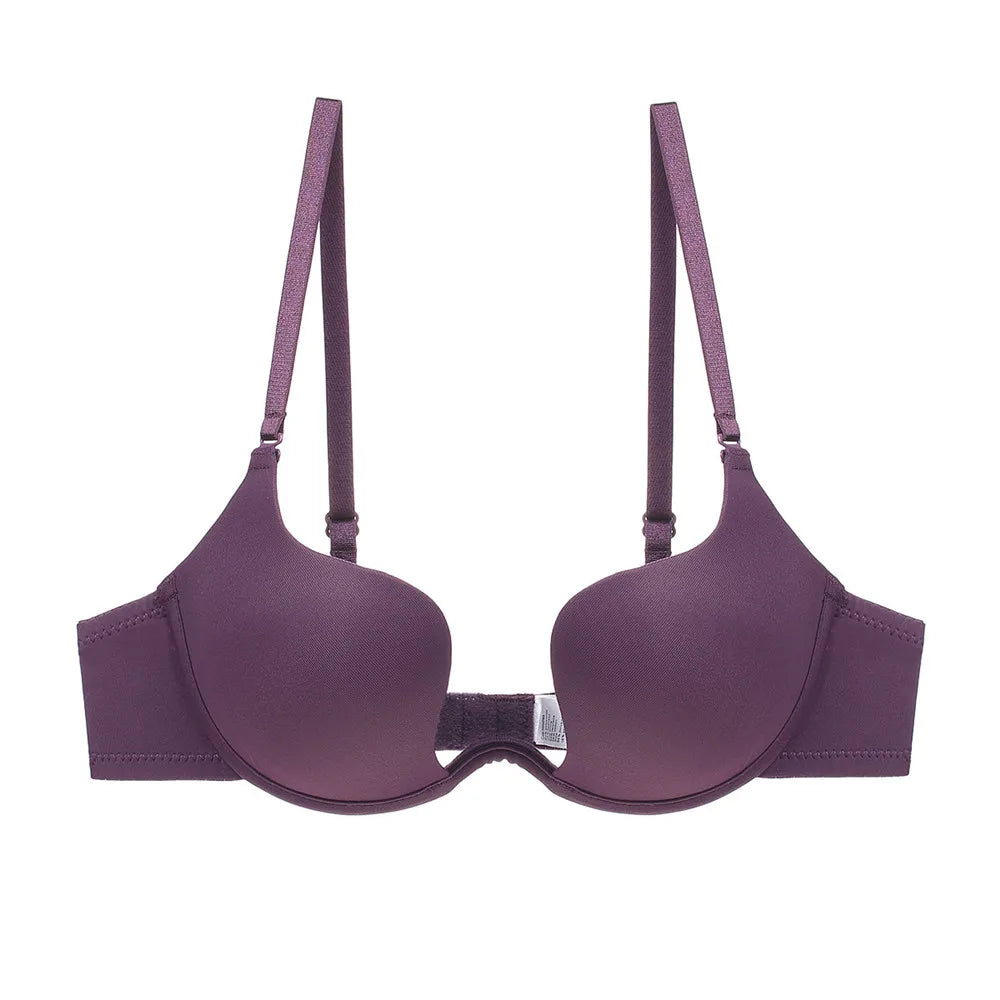 Sexy Invisible Seamless U-Back Bra | Push-Up Adhesive Silicone Cover for Wedding Dress,Backless Dress, Smooth Strapless Bralette