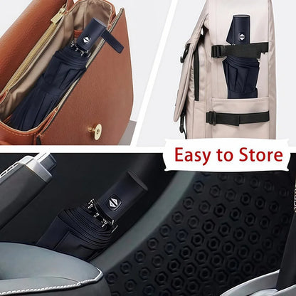 The portable automatic umbrella is sturdy and durable, suitable for various weather conditions zwq