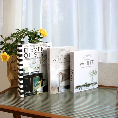 3Pcs Decorative Fake Books - Living Room Coffee Table Ornaments