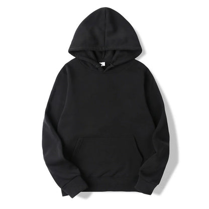 Men's Hoodies - Casual Fleece Hoodie With Hooded Sweatshirt, Regular Fit Pullover