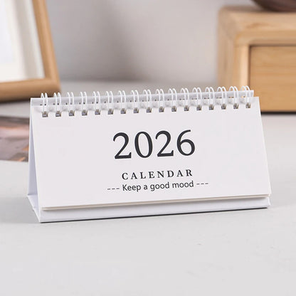 2026 Mini Desk Calendar Desktop Notepad Ornament Cute Simple Calendar,Christmas New Year Gift, Daily Planner Table Calendar