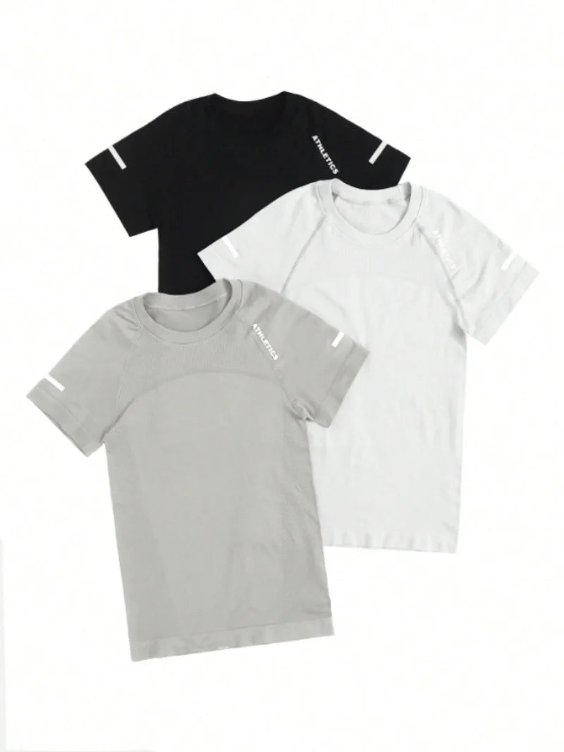 Seamless Fitness T-Shirt - Quick Drying Shirt | Breathable Workout Shirt For Women