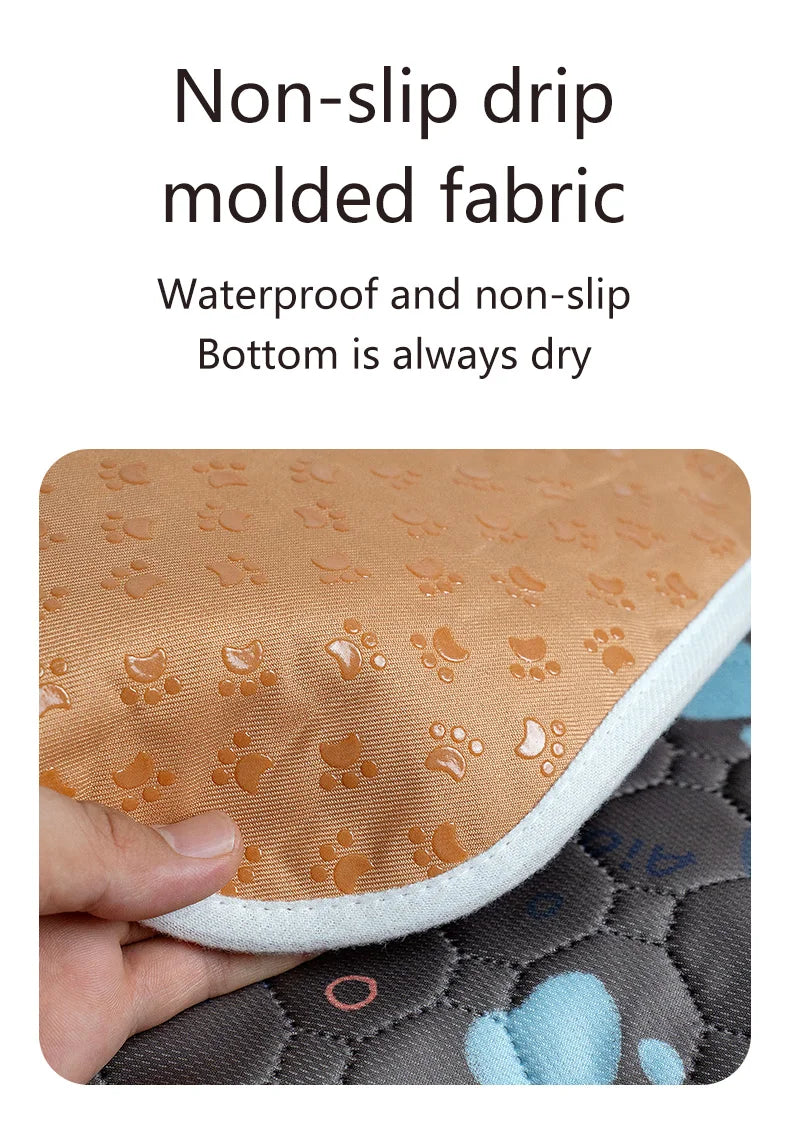 BIAI Winter New non-slip Mat for Pets Waterproof Dog Pee Pad Breathable Cat Mat Washable Pet Diaper Pad High Absorbent Pet Mat