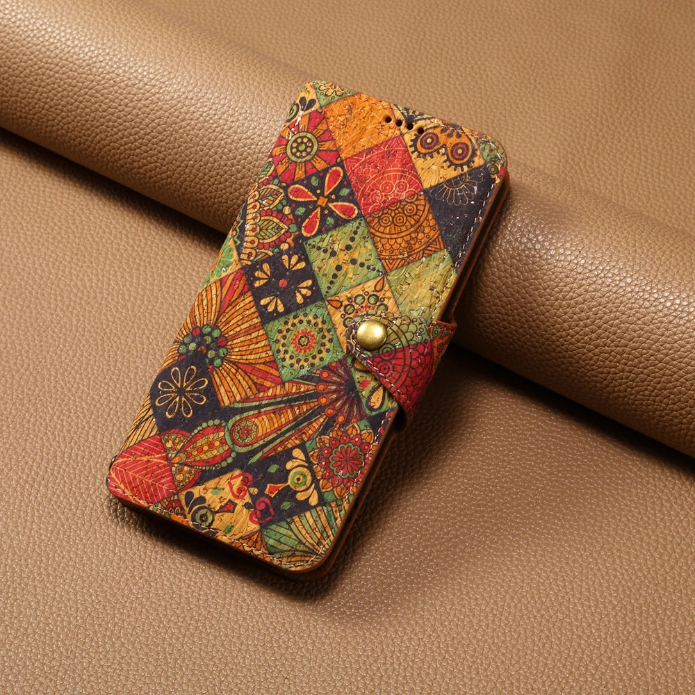 Wallet i Phone 15 Case for Coque iPhone 17 16 15 14 13 12 11 Pro Max 7 8 Plus X XS XR Case High Quality Leather Totem Flip Cover