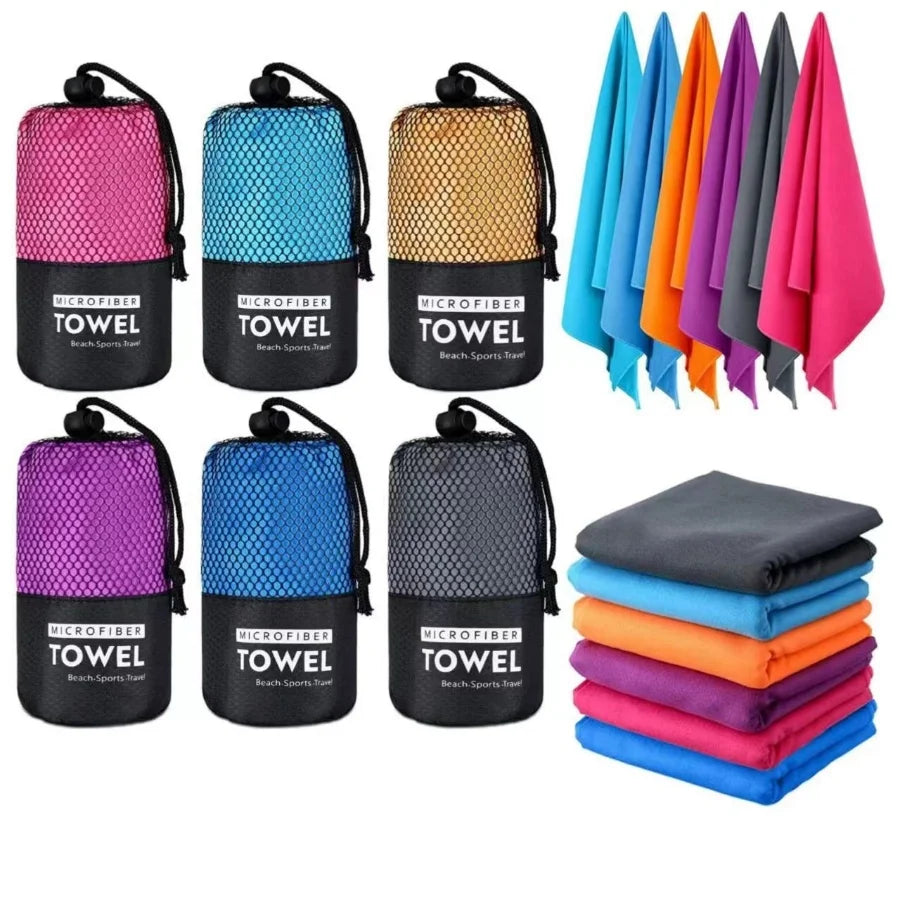Sports Towel Quick Dry Swimming Towels for Swim, Pool, Water Sports, Beach/Travel Towel in S，L, XL, Extra Large, Camping Gear