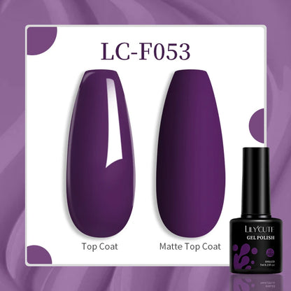 Gel Nail Polish - LILYCUTE UV Gel Varnish 7ML | Soak Off, Long Lasting Colors