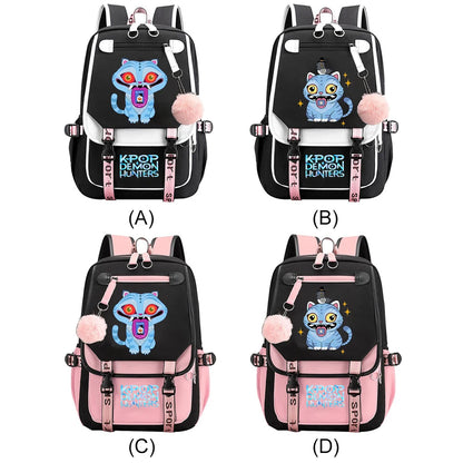 KPop Demon Hunters School Backpack - Stylish Outdoor Bag for Students - ZOOMNSTORE