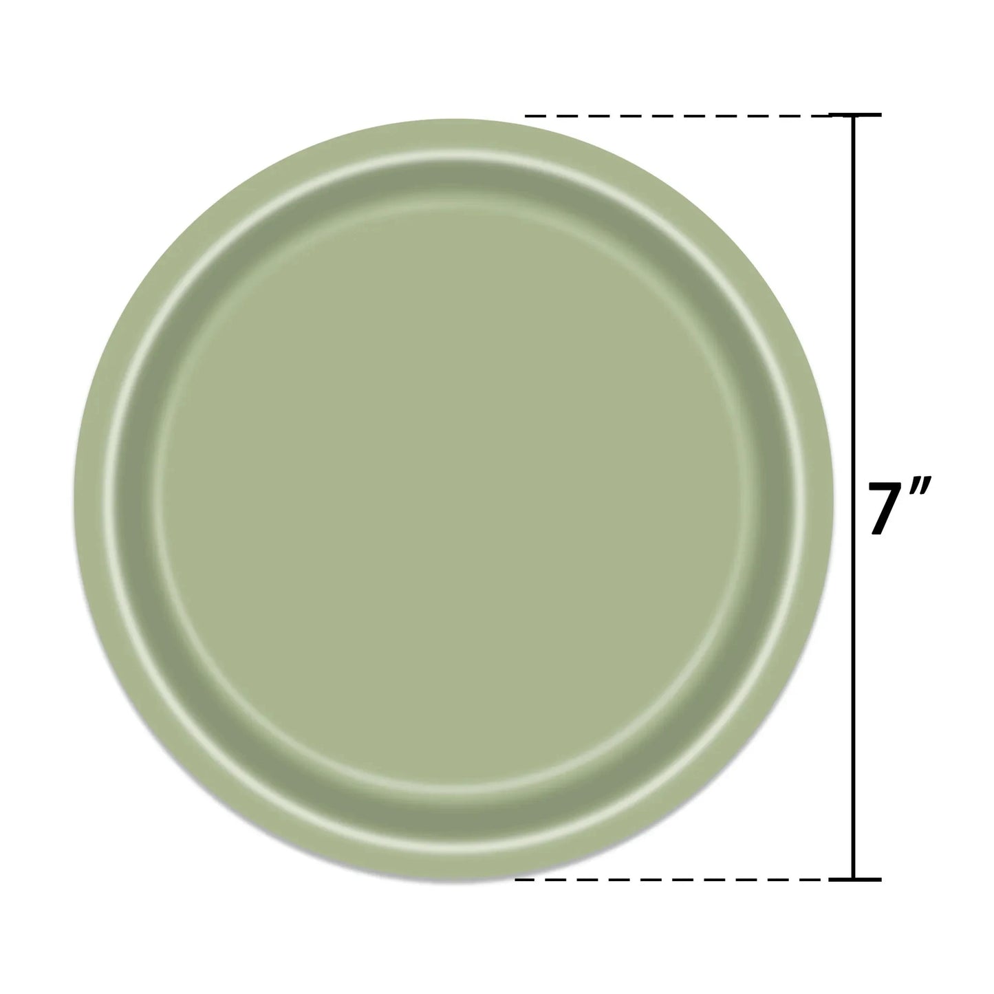 Sage Green Jungle Safari Party Supplies - Disposable Tableware Set for Baby Shower - ZOOMNSTORE