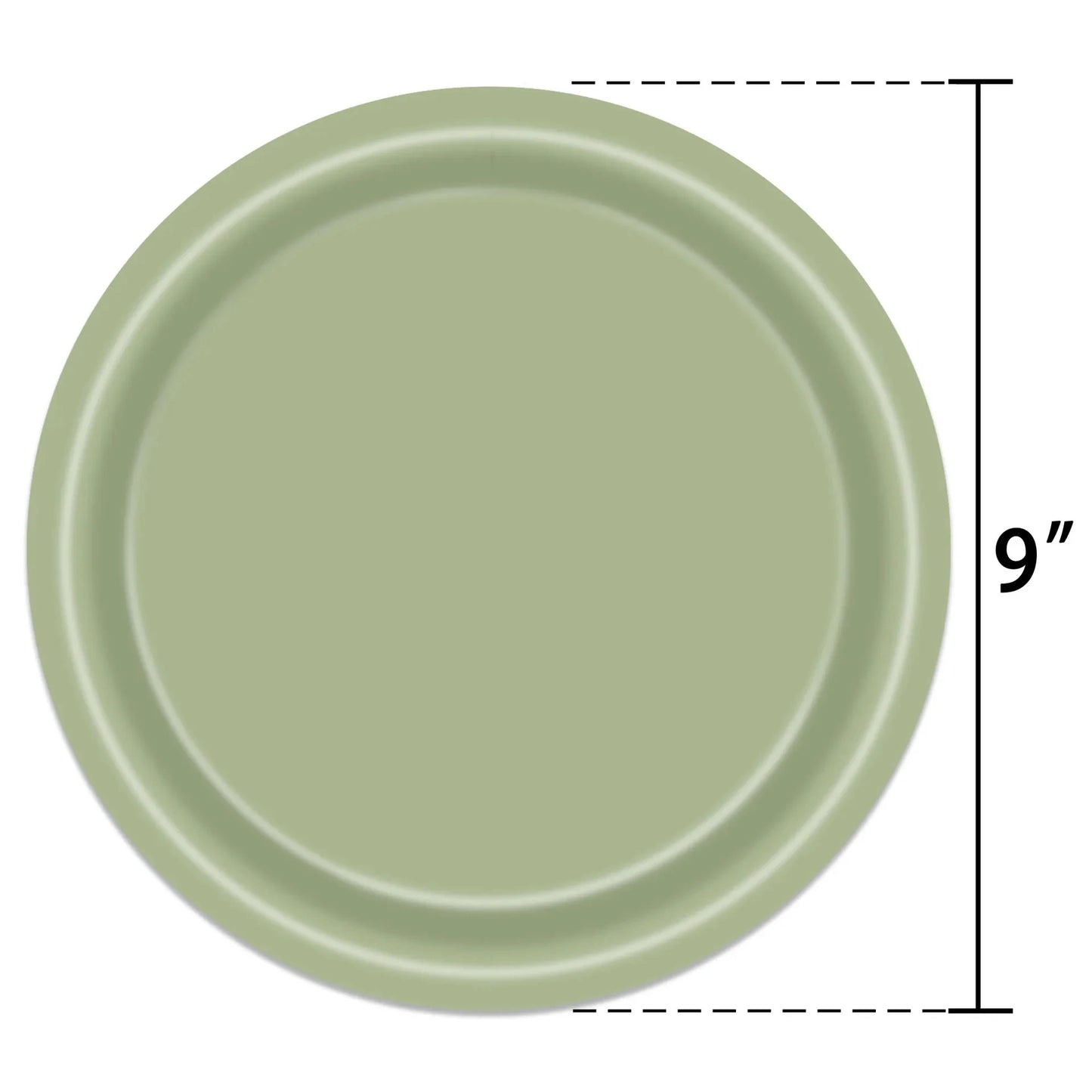 Sage Green Jungle Safari Party Supplies - Disposable Tableware Set for Baby Shower - ZOOMNSTORE