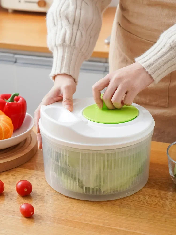 Salad Spinner - Leafy Greens Washer  Dryer Tool - ZOOMNSTORE