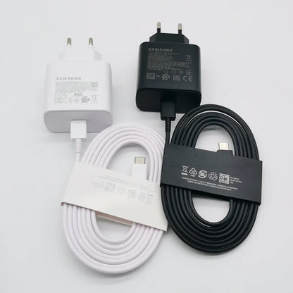 Samsung 45w Charger Super Fast Charge Adapter 1.8M Type C For Galaxy S24 S23 S22 S21 S20 Note 20 Ultra 10 Z Flip Fold 6 5 4 3 2 - ZOOMNSTORE