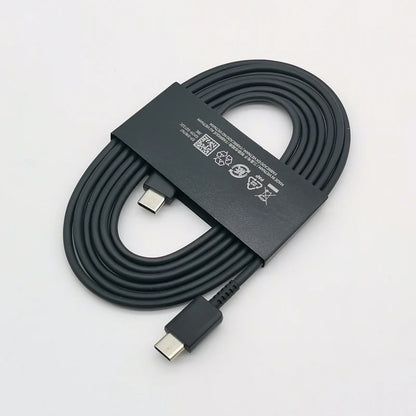 Samsung 45w Charger Super Fast Charge Adapter 1.8M Type C For Galaxy S24 S23 S22 S21 S20 Note 20 Ultra 10 Z Flip Fold 6 5 4 3 2 - ZOOMNSTORE