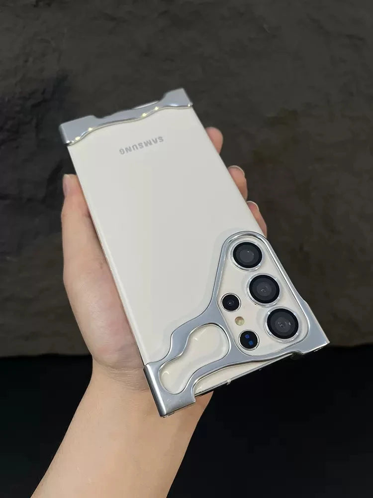 Samsung Galaxy S25S24S23 Ultra Plus Case - Aluminum Alloy Bumper with Lens Film  Corner Protection - ZOOMNSTORE