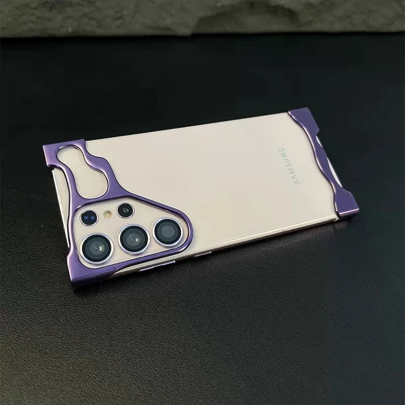Samsung Galaxy S25S24S23 Ultra Plus Case - Aluminum Alloy Bumper with Lens Film  Corner Protection - ZOOMNSTORE