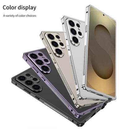 Aviation Aluminum Bumper Case for Samsung Galaxy S25S24S23 Ultra - Shockproof Metal Lens Cover - ZOOMNSTORE