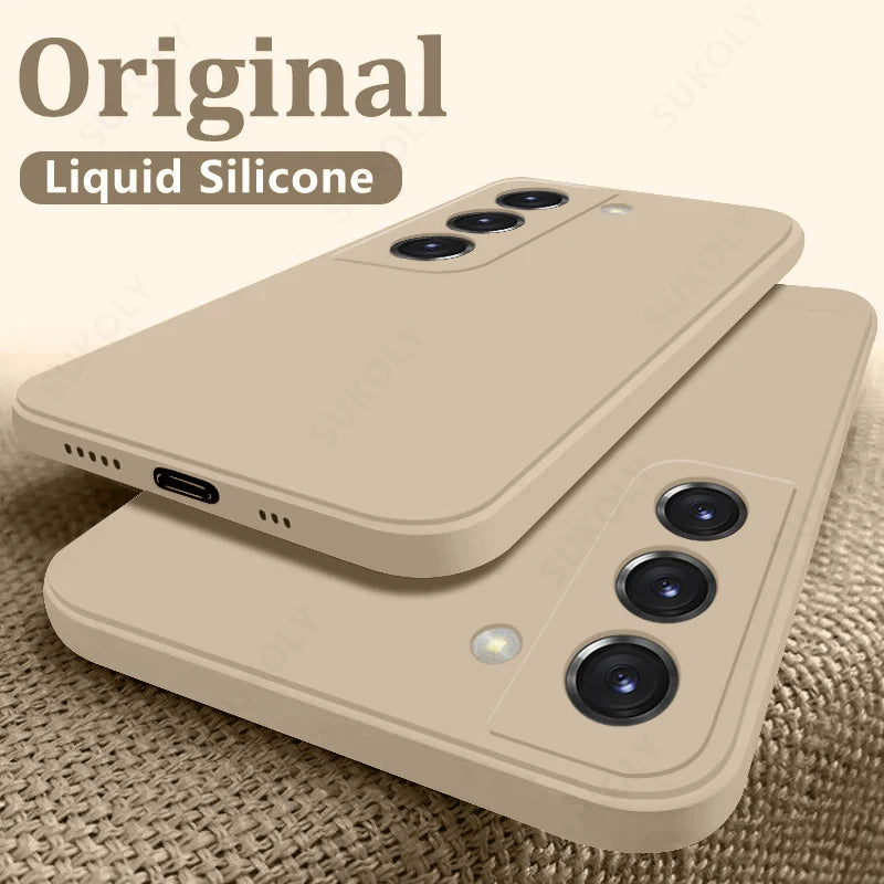 Shockproof Liquid Silicone Case for Samsung Galaxy S24S23S22S25 UltraFEA56A55A53A54A16A17 5G - ZOOMNSTORE