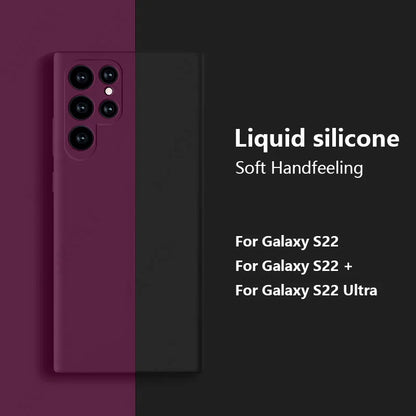 Shockproof Liquid Silicone Case for Samsung Galaxy S24S23S22S25 UltraFEA56A55A53A54A16A17 5G - ZOOMNSTORE