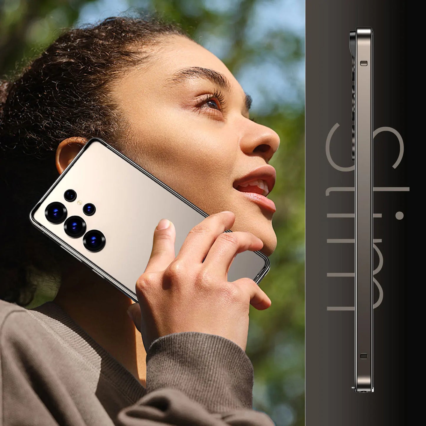 Luxury Aluminum Frame Case for Samsung Galaxy S25 Ultra  S24 Plus - Hybrid Silicone Bumper Protective Accessory - ZOOMNSTORE