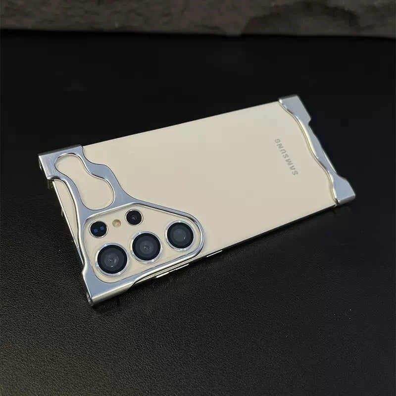 Samsung Galaxy S25S24S23 Ultra Plus Case - Aluminum Alloy Bumper with Lens Film  Corner Protection - ZOOMNSTORE