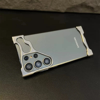 Samsung Galaxy S25S24S23 Ultra Plus Case - Aluminum Alloy Bumper with Lens Film  Corner Protection - ZOOMNSTORE