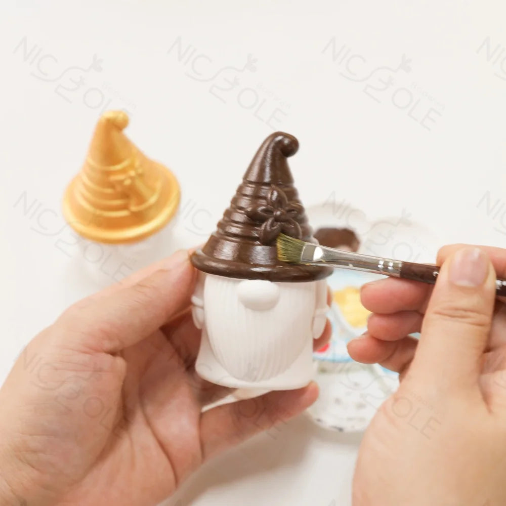 Santa Claus Candle Mold - Reusable Silicone Plaster Craft for Christmas Decor - ZOOMNSTORE