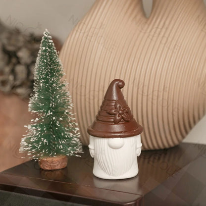 Santa Claus Candle Mold - Reusable Silicone Plaster Craft for Christmas Decor - ZOOMNSTORE