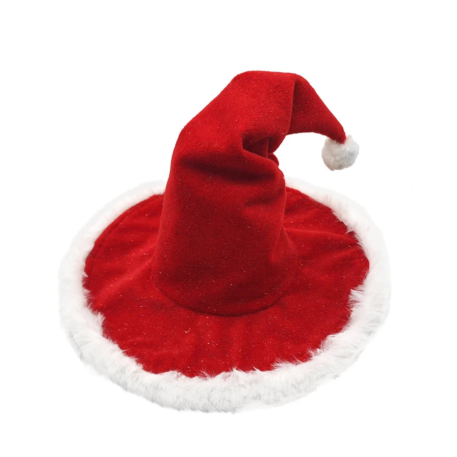 Unisex Santa Hat - Extra Thick Fur Christmas Holiday Hat for Adults - ZOOMNSTORE