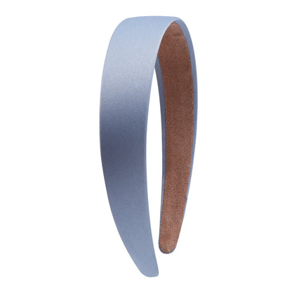 1/2pcs Plain 3CM Wide Satin Headband Girls Fabric Covered Resin Hairbands Plastic Hair Hoop Kids Elastic Bands Hair Accessories - ZOOMNSTORE
