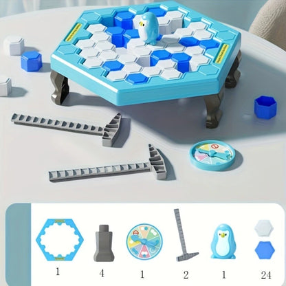 Save The Penguin Ice Tapping Rescue Game STEM Educational Toy Parent Child Bonding Family Fun Great Ice Breaker Party Game - ZOOMNSTORE