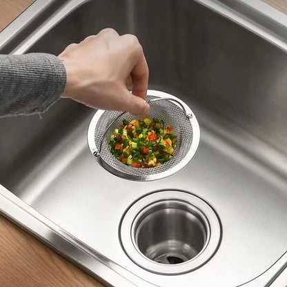 Stainless Steel Sink Filter – Food & Hair Drain Catcher