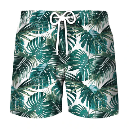 Tree Leaf Camouflage 3d Printed Shorts For Men Casual Sports Breathable Short Pant Summer Fashion Trend Clothes Shorts Trousers